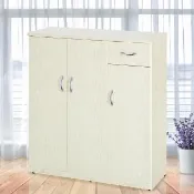 【Build dream 築夢家具】3.2尺 三門一抽 塑鋼鞋櫃 防水塑鋼家具