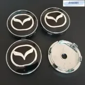 臺灣現貨M~A 馬自達輪轂蓋60mm MAZADA logo 馬自達3 6 CX-5 CX-4 CX7改裝輪轂中心蓋車輪