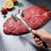 蘭亭名匯 【台灣公司 可開發票】【愛仕達】松肉錘牛排錘子廚房松肉筋器家用一體成型松肉針斷筋嫩肉錘