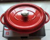 德國雙人牌琺瑯鑄鐵鍋/29cm