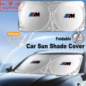 BMW 寶馬 M 汽車遮陽罩前擋風玻璃遮陽罩紫外線保護隔熱適用於 F30 F10 E90 E46 E60 G20 G60