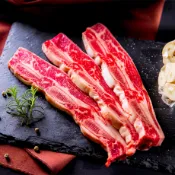 【裕國紅敞】美國安格斯三骨牛小排400g ±3%｜帶骨牛小排｜美國牛肉｜燒烤牛肉｜烤肉食材