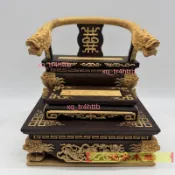 5寸6黑檀入檜木脫椅離身神椅佛像底座加高神像寶座仙家託椅茄苳入（不含運9.18