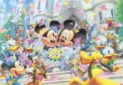 2000-536 絕版2000片日本進口拼圖 迪士尼 米奇米妮 教堂婚禮 結婚