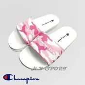 HY SPORT 弘揚體育登山用品社 【H.Y SPORT】CHAMPION 冠軍 女款運動拖鞋 913250260 粉色迷彩 運動/休閒/正版公司貨