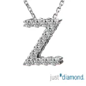 Just Diamond 鎮金店 Love Words系列 18K金 鑽石墜子-Z