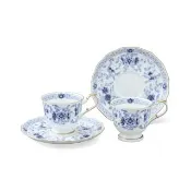 【NARUMI 鳴海骨瓷】米蘭骨瓷咖啡杯組-2入-200ml(居禮名店獨家代理)