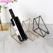台灣熱銷💦紅酒架子斜放葡萄酒展示託架 酒櫃吧臺酒瓶擺件 輕奢鐵藝置物架 家用置物架