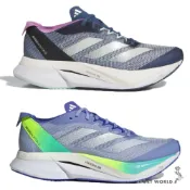 Adidas 慢跑鞋 女鞋 避震 ADIZERO BOSTON 12 灰/藍【運動世界】IF9219/IF9220