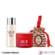 SK-II 經典保養聖誕限量組[青春露(30ml)X1+活膚霜(15g)X1]-聖誕交換禮物【美麗購】