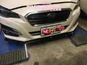*DK改裝精品SUBARU LEVORG 2018專用S TYPE三角翼前下巴定風翼前下擾流消光黑款另有空力套件後下擾流