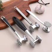 【新品推薦】廚房敲肉錘實心牛排錘牛扒捶斷筋器嫩肉錘家用松肉錘雙面打肉錘子