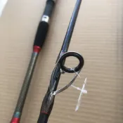 【桃園出貨&熱賣中】鐵闆竿慢搖竿海釣竿直柄槍柄釣魚竿1.98米小船東宣漁具碳素120號