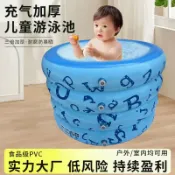 拾光藏寶閣 【加厚充氣】嬰兒游泳池 兒童泳池 戲水泳池 洗澡浴池 寶寶泳池 戶外泳池 家庭泳池 安全防漏 可愛造型 親子玩水必備