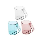 (店+)【JOEKI】倒置瀝水漱口杯倒置漱口杯 倒置洗漱杯 洗漱杯 倒立式漱口杯 透明漱口杯 帶手把漱口杯