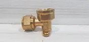 *露天DIY* 開泰管 貼牆型固定內牙彎頭 1/2管*1/2內牙 太陽能管 鋁塑複合管 免工具 快速插接