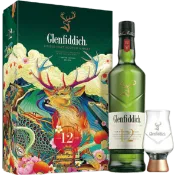 【宸瀧煙酒量販】格蘭菲迪 12年單一麥芽威士忌(凱恩聞香杯禮盒)