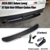 15 18 Levorg ST 後下巴 定風翼 後擾流板 銀色 碳纖維 支架2015-2021速霸陸Subaru★台灣製