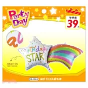 【三民網路書店】鋁箔生日流星氣球