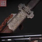 寶劍唐劍擺設劍素裝仿古漢劍收藏太極劍長劍龍泉劍送禮未開刃