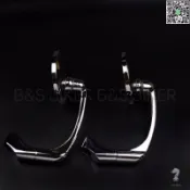 快樂購一店 ［B&S]圓形牛角鏡 GOGORO 直上 FORCE SMAX 勁戰 MY150 KTR 小阿魯 後照鏡 端子鏡 後視鏡