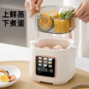 台灣熱銷 110V多功能迷你煮蛋器早餐機蒸蛋器美國日本臺灣加拿大