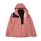 【The North Face】女 DV防水兩件式刷毛外套 AP《黑/輕桃花心木》7QW6/防水透氣寬鬆連帽三合一外套
