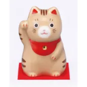 日本藥師窯招福招財貓擺飾/ S/ 橘貓 eslite誠品
