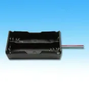 民權橋電子生活百貨 18650電池盒2只 串聯 3424
