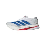 (店+)【adidas 愛迪達】JQ1668 adidas Adizero Boston 13 百搭舒適支撐 低幫跑步鞋 男款 白藍紅
