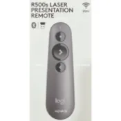 ❤️【Logitech 羅技】R500s 藍牙雷射簡報遙控器 簡報筆 R500 升級版 雙模連接 簡報神器 台灣公司貨