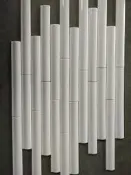 ＊長安建材行＊ 笠木牆 圖片中是用25公分的笠木轉角磚 拼貼而成的主題牆 竹林牆