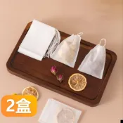 【晴安居】多用途拉繩耐熱茶包袋 食品級材質滷包袋香料包濾茶袋-2盒