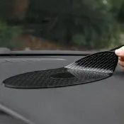 【可開發票 批發可議價】汽車內裝飾用品金錢豹橢圓止滑墊車載儀表臺擺件香水置物墊防滑墊