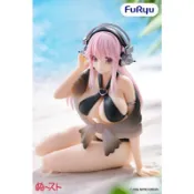Furyu 景品 超級索尼子 泡麵蓋公仔 黑色泳裝ver.【現貨】【GAME休閒館】