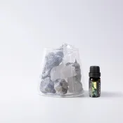 【康是美官方網購】【Montagne】藍混晶｜富士山晶礦杯透明款（不贈杯蓋）｜佛手柑10ml _廠商直送