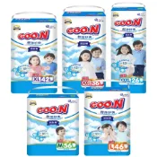 (店+)【GOO.N】日本大王輕薄舒爽跳跳褲 褲型紙尿褲4包箱購M-XXXL(丁丁藥局)