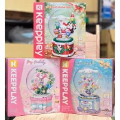*妮妮小舖*快速出貨 🌟台灣公司貨 全新正版 盒損 Keeppley積木 三麗鷗音樂盒 美樂蒂 kitty 寶可夢