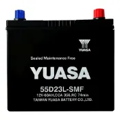 (店+)【湯淺】55D23L(車用電瓶免加水 SMF 汽車電池 密閉免保養 防爆設計 電瓶 YUASA 現貨秒出)
