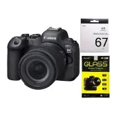 【Canon】EOS R6 Mark II RF 24-105mm F4-7.1 IS STM R6M2+ 專用鋼化貼 + SIGMA UV 67mm陶瓷保護鏡(公司貨)