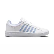 【K-SWISS】時尚運動鞋 COURT WINSTON 休閒 女鞋  白藍色 96154-161-M
