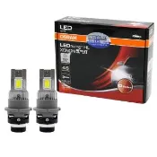 【Osram 歐司朗】LED 新氙光(HID轉LED) D4S 6000K/冷白光 汽車燈泡 公司貨(2入)