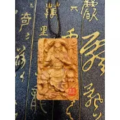 【東天佛俱】崖柏木項鍊 關公 關聖帝君 武財神關公 御龍關公 神像項鏈 神像項鏈