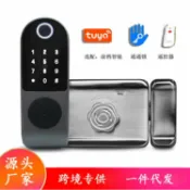 漣漪生活 【戶外防水】指紋鎖 鐵門鎖 電子鎖 密碼鎖 感應卡鎖 智能門鎖 老式門改裝 公寓大門鎖 塗鴉智能 防雨防塵 堅固耐用
