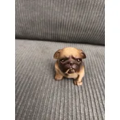 （2手品）巴哥犬 巴戈犬 沙皮狗 陶瓷玩偶