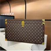 貓與鼠百貨店 復古風收納箱老花皮箱收納箱百寶箱櫥柜擺設道具箱帶鎖木箱
