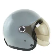 華泰 安全帽 K-805 P5 復古帽 泡泡鏡 水泥灰 騎士帽 全拆洗 半罩《淘帽屋》
