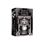 黑魔法儀式塔羅牌,贈中文翻譯｜Black Ritual Tarot｜78張,細緻插圖探索心靈的深處光明與黑暗【左西】