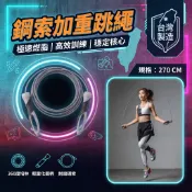 台灣現貨｜台灣製 ALEX 高轉速 跳繩 鋼索跳繩 加重跳繩 鋼繩加重 跳繩 繩長270公分 B-41