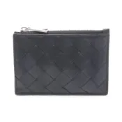 【DOKODEMO】【二手】Bottega BOTTEGA VENETA零錢包，編織工藝，鑰匙包，749439VCPQ38803，黑色皮革，男士，全新